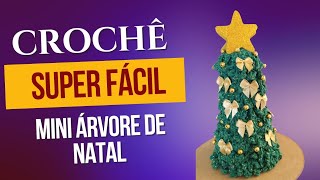 Árvore de Natal em Crochê  super fácil 🌲❤️ [upl. by Nosac]