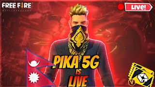 🔴 FREEFIRE  NEPAL  BANGLADESH LIVE  BD SERVER GUILD TESTPIKA 5GLIMITED SEAT [upl. by Sennahoj]