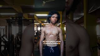 My 2900 calories full day of eating 👇bulking gym fitness diet gymmotivation explorepageshort [upl. by Ylsel]