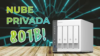 Nube privada de mas de 80TB  QNAP TS433 [upl. by Harlamert]