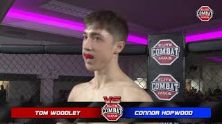 Tom Woodley vs Connor Hopwood Elite combat MMA  2nd Dec 2018 [upl. by Ees]