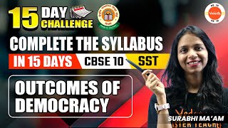 Outcomes of Democracy  CBSE Class 10 SST [upl. by Aehcsrop279]