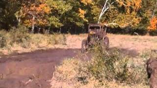 OLD DODGE BBC 454 TRACTOR TRUCK TIRES MUD BOG RUN [upl. by Schaper467]