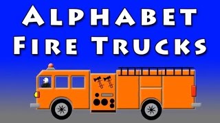 Vids4kidstv  Alphabet Fire Trucks Video For Kids [upl. by Kendricks89]