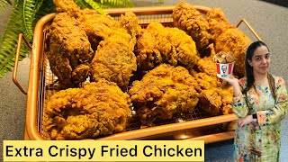 Extra Crispy Fried Chicken Recipe  KFC Style Crispy Fried Chicken  How To Make Chicken Fry  KFC [upl. by Mcquoid]