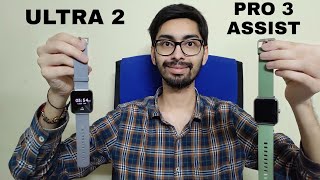 noise ColorFit Ultra 2 Vs PRO 3 Assist Comparison Review  Best SmartWatch to buy [upl. by Nirrek]