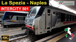 🇮🇹 Travelling along the Italian Coast from La Spezia to Naples on Intercity Train in Standard Class [upl. by Mehalick]