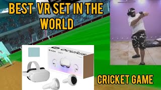 Best VR cricket game in India✌️ The best VR to buy 😅 Playing cricket in oculus metaquest 2👇 quest [upl. by Cristian521]