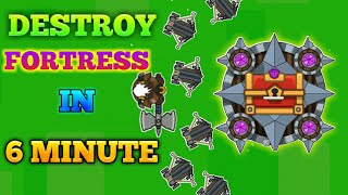 FASTEST FORTRESS DESTROYING WORLD RECORD IN LORDZIO  LORDZIO STRATEGY [upl. by Enimsay]