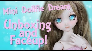 Unboxing Faceup Mini Dollfie Dream Volks BJD [upl. by Abehsat]