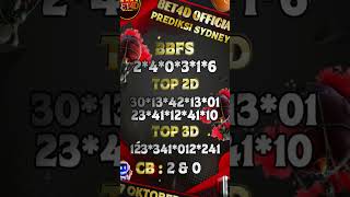 PREDIKSI SYDNEY JUMAT 27 OKTOBER 2023  BET4D BOCORAN TOGEL SYDNEY HARI INI  Rumus Angka Jitu [upl. by Arualana52]