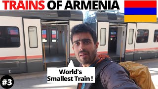 TRAINS of Armenia I Yerevan to Gyumri 🇦🇲 [upl. by Vida]