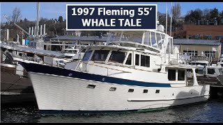 Fleming 55 Pilothouse Motoryacht  Whale Tale  Walkthrough Yacht Tour [upl. by Eelrehpotsirhc]