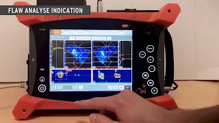 Boiler tube inspection using compact flaw detector MANTIS [upl. by Araccot]