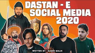 DASTAN E SOCIAL MEDIA 2020  Comedy Sketch  Karachi Vynz Official [upl. by Arela231]