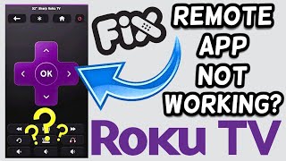 Remote app not working on Roku TV  Roku TV remote app not working [upl. by Mannos]