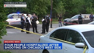 4 injured 2 seriously in Chicago shooting police [upl. by Breena]