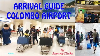 Arrival Walkthrough of Colombo International Airport  CMB  2023  SriLankan Airlines  Air India [upl. by Knoll]