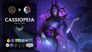 Cassiopeia Top vs Yone  KR Challenger Patch 143 [upl. by Mercy506]