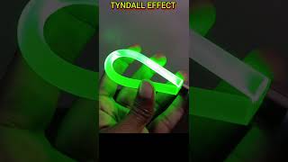 Tyndall effect experiment  tyndalleffect shortsfeed youtubeshorts [upl. by Gertrud]