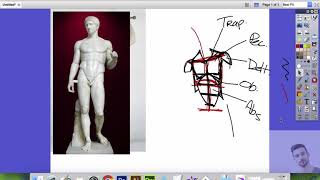 Drawing  Intro to Contrapposto and Torso Twist [upl. by Azalea]