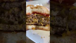 🔴triple cheeseburger🔴 burger hamburger cheese yummy delicious food foodie shorts short [upl. by Forta]