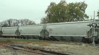 CP646 thru Pewaukee WI on 11324 1x0x1 wCP8562  KCS4688 [upl. by Adnalu]