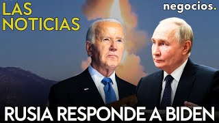 LAS NOTICIAS Rusia responde al permiso de Biden a Ucrania Trump quiere revocarlo y Zelensky avisa [upl. by Enitsed425]