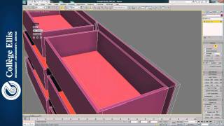 Modélisation dun meuble dans 3ds max  Tutoriel 2 de 2 [upl. by Cayla]