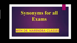 Synonyms for all competitive Exams ✍️fybsc fyba english englishforall kbcnmu englishspeaking 🎊 [upl. by Ocker]