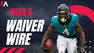 2024 Fantasy Football Week 6 Waiver Wire Top Picks [upl. by Atterys582]