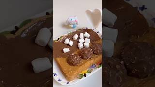 Ferrero rocher S’mores Toast 🍞 [upl. by Glaser]