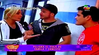 COMBATE Yamila Piñero no Quiere Viajar con Ernesto por Celos 29102013 [upl. by Erle]