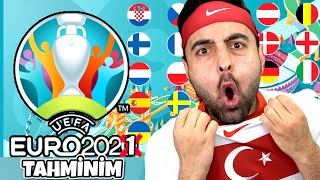 EURO 2021 ŞAMPİYONU KİM OLUR  TAHMİN OYUNU [upl. by Leuas]