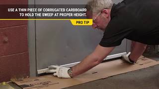 Xcluder Rodent Proof Door Sweep Installation Instructions [upl. by Anidualc]