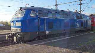 218 056 rangiert in Itzehoe an IC [upl. by Inamik821]