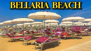 Bellaria Beach in Bellaria Igea Marina  Italy  Summer 2024 [upl. by Olnay260]