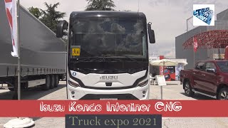 2021 Isuzu Kendo Interliner CNG Class III Bus Exterior and Interior Walkaround Truck Expo 2021 [upl. by Nappy]