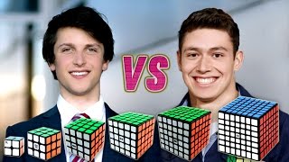 Rubiks Cube World Record Race Kevin VS Feliks VS WCA Records VS Best Of Feliks And Kevin [upl. by Noillimaxam536]