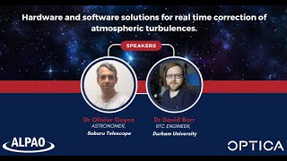 Alpao webinar Hardware and Software Solutions for RealTime Correction of Atmospheric Turbulences [upl. by Nylssej678]