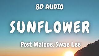 Post Malone Swae Lee  Sunflower 8D AUDIO 🎧 [upl. by Chapland]