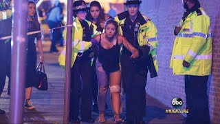 Ariana Grande concert bombing in Manchester  Explosion kills at least 19 [upl. by Eiger461]