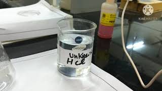 To determine the strength of given HCL sol by titrating with standard NaOH sol by Indicator method [upl. by Arita]