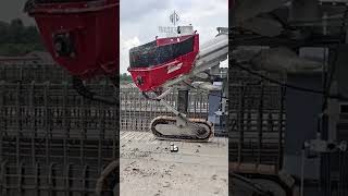 Process of Forming Concrete Collision Barriers 😍 shorts [upl. by Nertie]