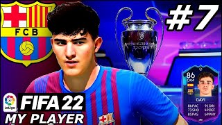 GAVIS FINAL SEASON AT BARCA⭐WHERE TO NEXT  FIFA 22 Gavi Player Career Mode EP7 [upl. by Marta532]