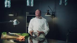 NEFF et le Chef Philippe Etchebest vous délivre le Secret de cuisson du bar en papillotte [upl. by Bleier]