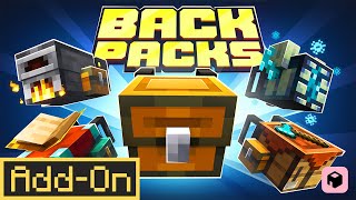 BACKPACK AddOn Minecraft Marketplace  Official Trailer [upl. by Wilkey]