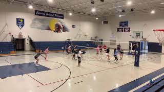 Middle School Girls Volleyball Game vs VFBA [upl. by Quinton]