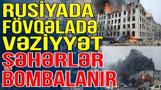 Rusiyanın şəhərləri bombalanır Fövqəladə vəziyyət elan edildi  Gündəm Masada  Media Turk TV [upl. by Annoeik637]