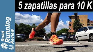 LIVE107  5 zapatillas de running para VOLAR en una carrera 10K [upl. by Tarah]